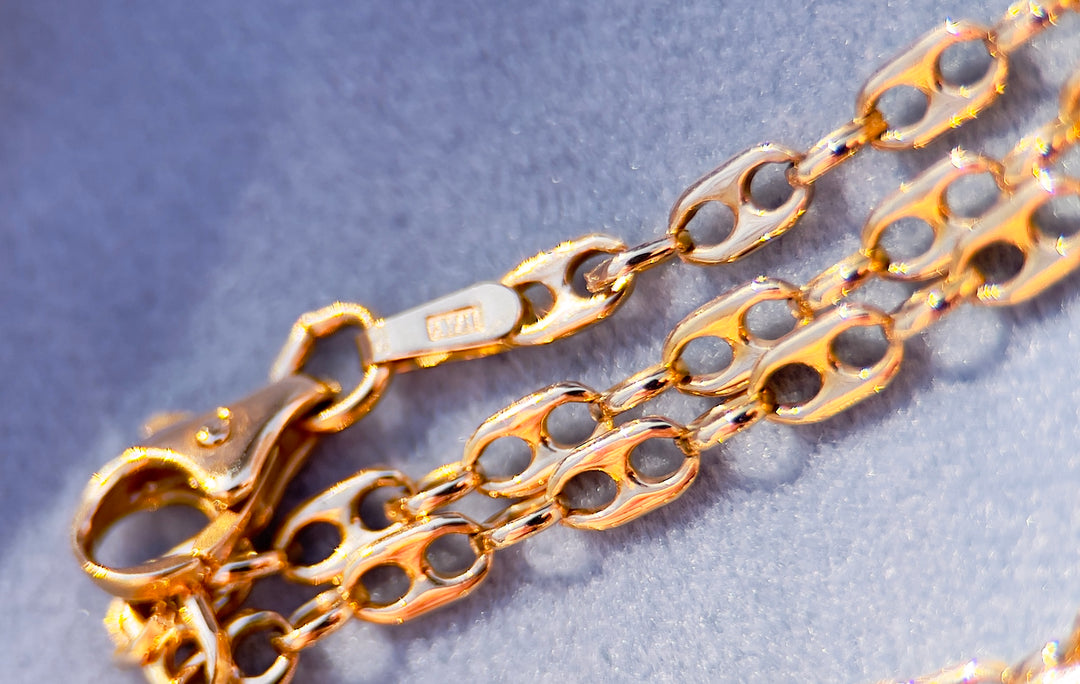 Italian Mariner Chain in 14k Yellow Gold