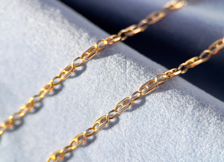 Italian Mariner Chain in 14k Yellow Gold