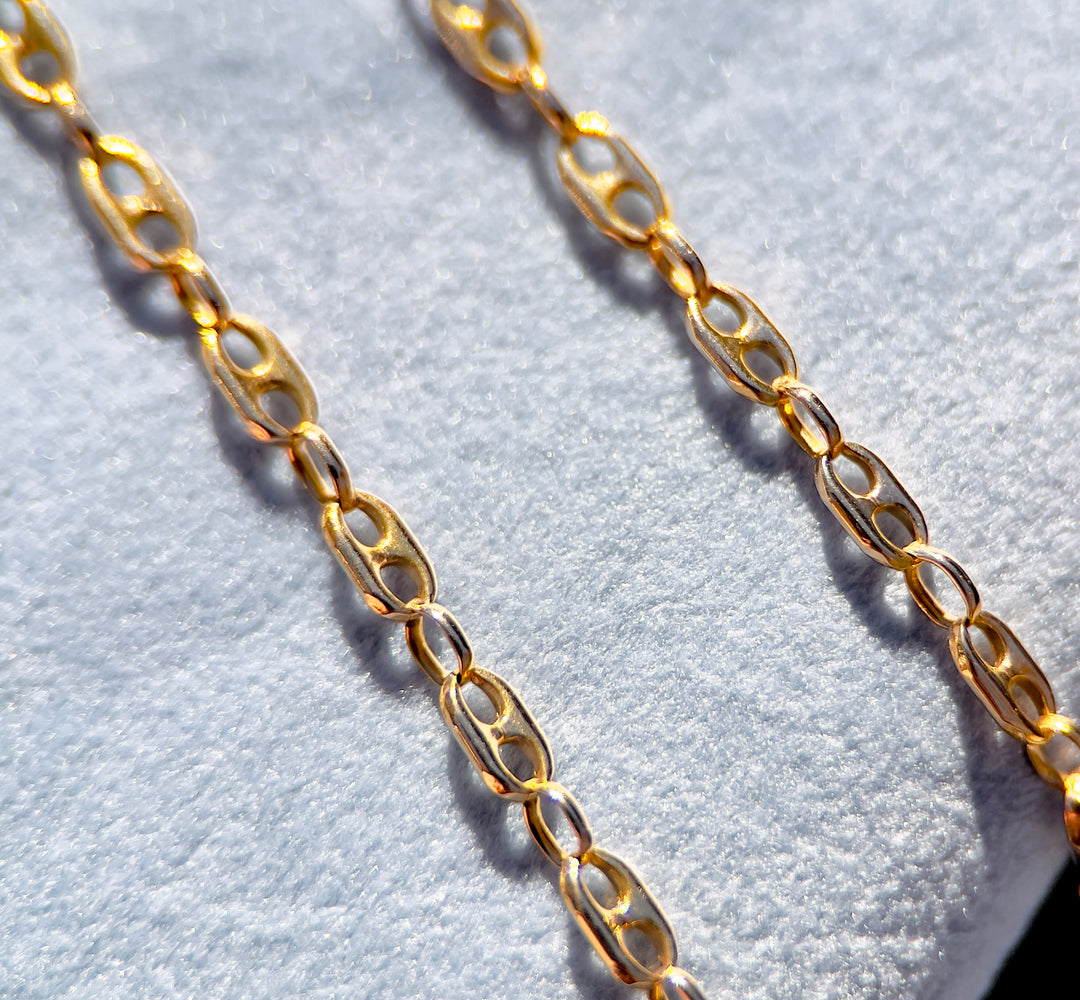 Italian Mariner Chain in 14k Yellow Gold